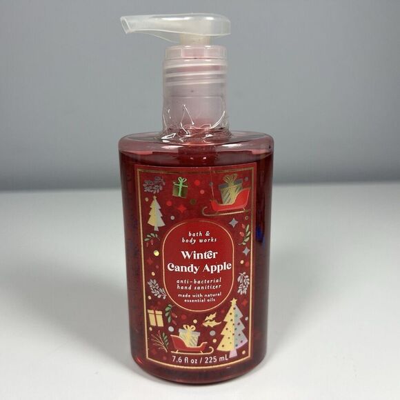 Bath & Body Works WINTER CANDY APPLE  SANITIZER Pump 7.6 fl oz - Picture 1 of 2